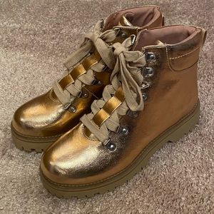 Circus by Sam Edelman Rose Gold Kinsley boot NEW